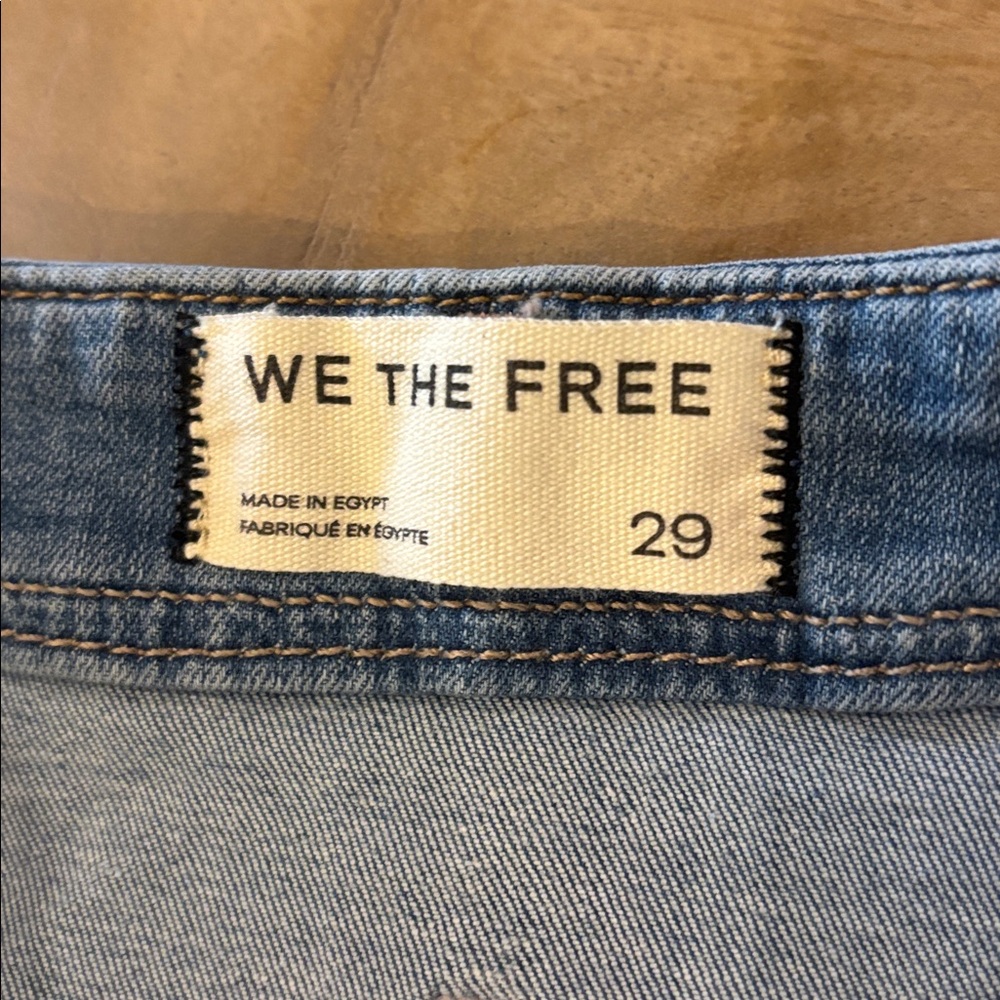 We the Free People Libre Wide Leg Jeans Seam Detail Goodie Goodie 29 NWT NEW - Picture 7 of 11